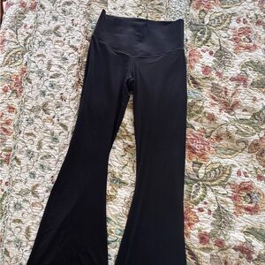 Aerie Offline Black Wide Leg Leggings